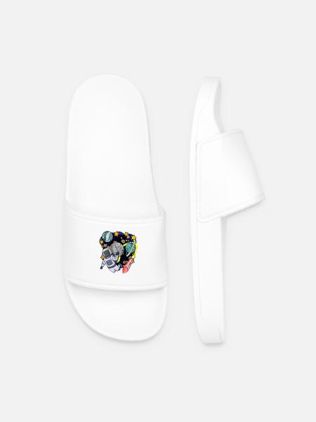 Astronaute dans l’espace - Claquettes Homme - blanc