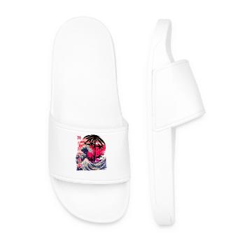 Big Wave Kanagawa Retro Sunset - Claquettes Homme - blanc - Devant