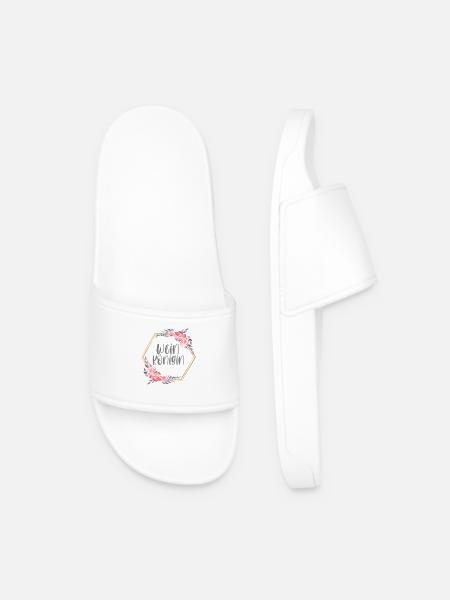 Weinkönigin Wein Weinfest Geschenk - Männer Badelatschen - Weiß