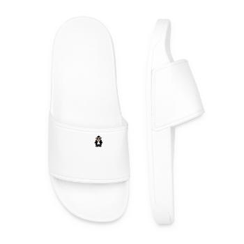 Gangster Bear Kawaii Pocket - Men’s Pool Sliders - white - Front