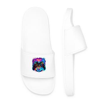 Power Graffiti Gaming Controller - Men’s Pool Sliders - white - Front