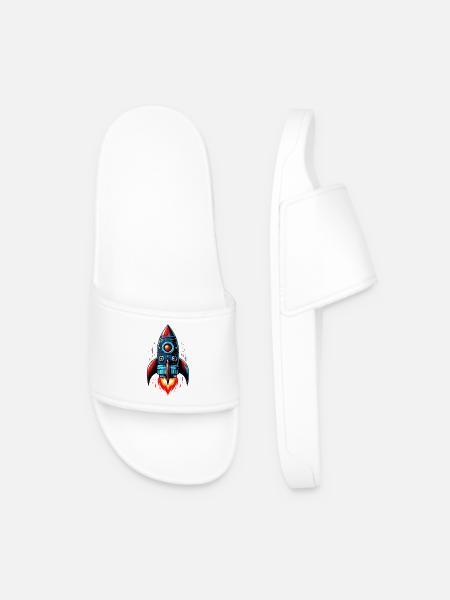 Rocket Man as Take-Off Winner - Men’s Pool Sliders - white