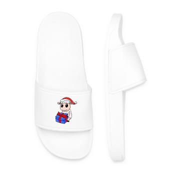 Noël de mouton - Claquettes Homme - blanc - Devant