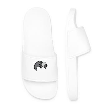 Tapire Tapire motif animalier - Claquettes Homme - blanc - Devant
