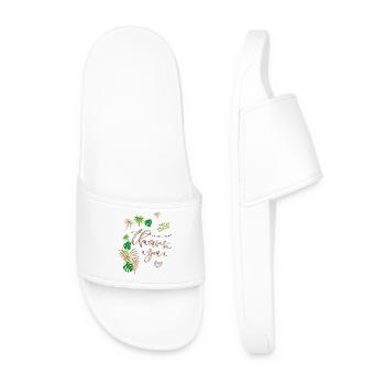 Thank you, thank you - Men’s Pool Sliders - white - Front
