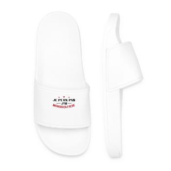 Je peux pas j ai montgolfière - Claquettes Homme - blanc - Devant