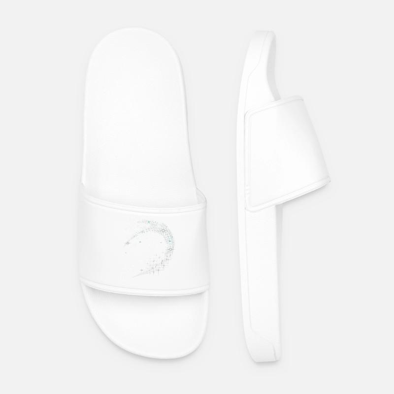 Hirsch Fantasy Sternbild Geweih - Männer Badelatschen - Weiß