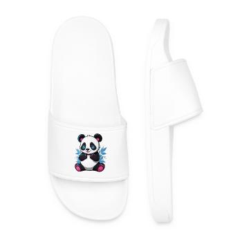 Panda - Claquettes Homme - blanc - Devant