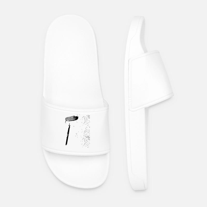 Painter's roller - Painter's roller - Men’s Pool Sliders - white