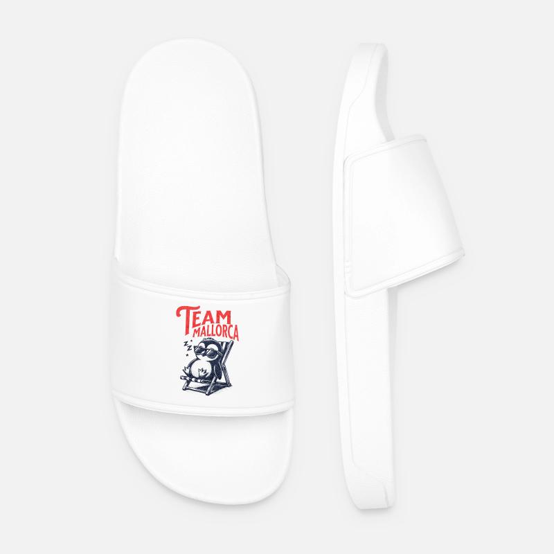 Mallorca Team Mallorca - Men’s Pool Sliders - white
