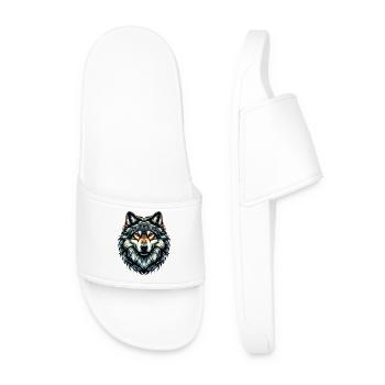 Loup - Claquettes Homme - blanc - Devant