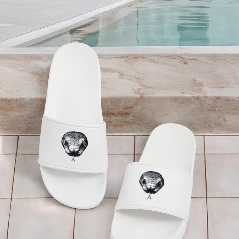 Snake Python Cobra Mamba Rattlesnake Snake Men’s Pool Sliders