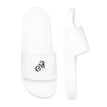 Illustration de VTT - Claquettes Homme - blanc - Devant