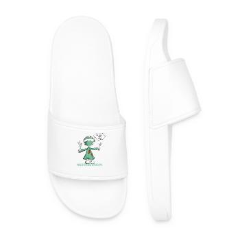 neurochirurgien disant chirurgien bâton figure dessin animé - Claquettes Homme - blanc - Devant