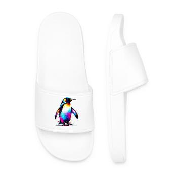 Penguin - Men’s Pool Sliders - white - Front