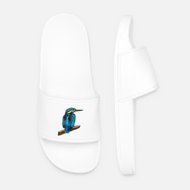 Martin pescatore Alcedo atthis - Ciabatte per il mare da uomo - bianco