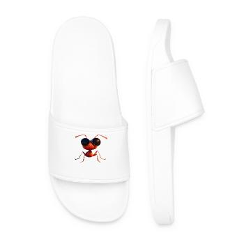 fourmi fourmi de forêt fourmi de feu insecte fourmis mignonnes - Claquettes Homme - blanc - Devant