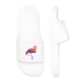 Flamingo - Men’s Pool Sliders - white - Front