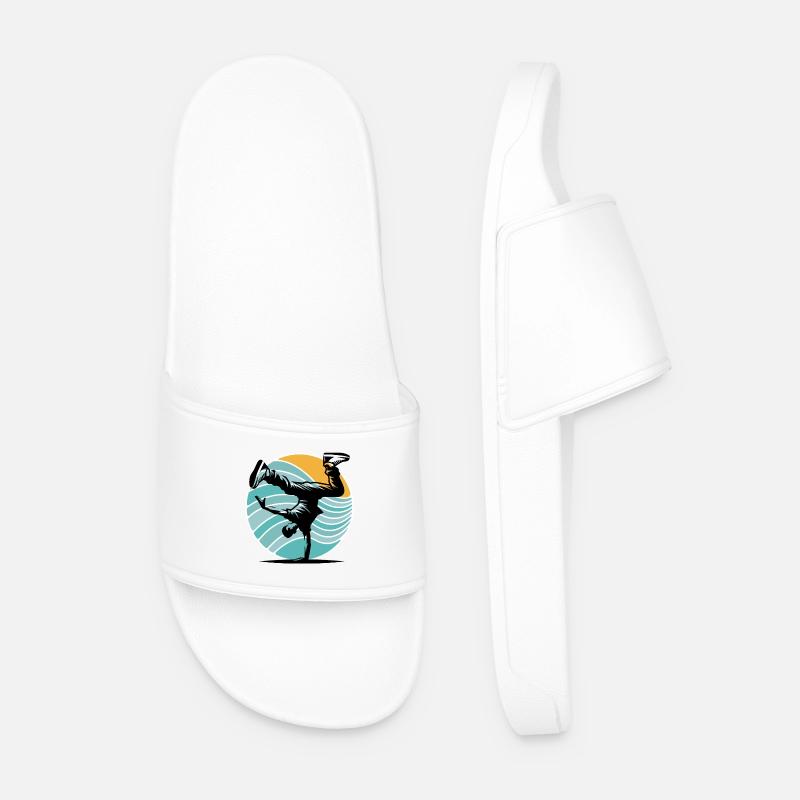 Breakdancing - Men’s Pool Sliders - white
