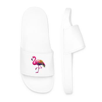 Flamingo - Men’s Pool Sliders - white - Front