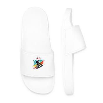 Vélo de route Vélo de route Vélos de route pour les amateurs de cyclisme Motard - Claquettes Homme - blanc - Devant