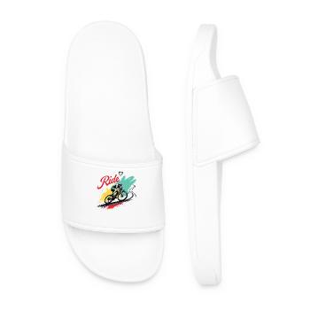 Vélo de route Vélo de route Vélos de route pour les amateurs de cyclisme Motard - Claquettes Homme - blanc - Devant