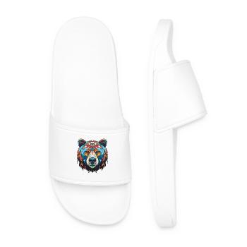 Portrait d’ours polaire Ours polaire - Claquettes Homme - blanc - Devant