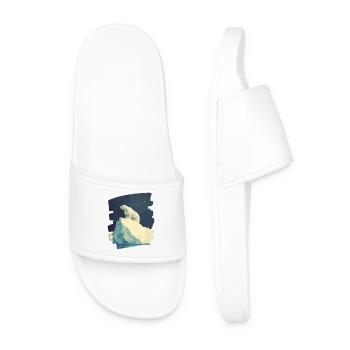 Polar bear - Men’s Pool Sliders - white - Front