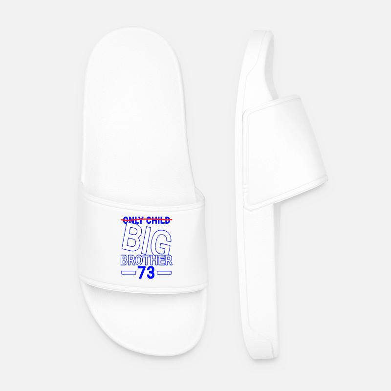 Bruder 73 - Männer Badelatschen - Weiß