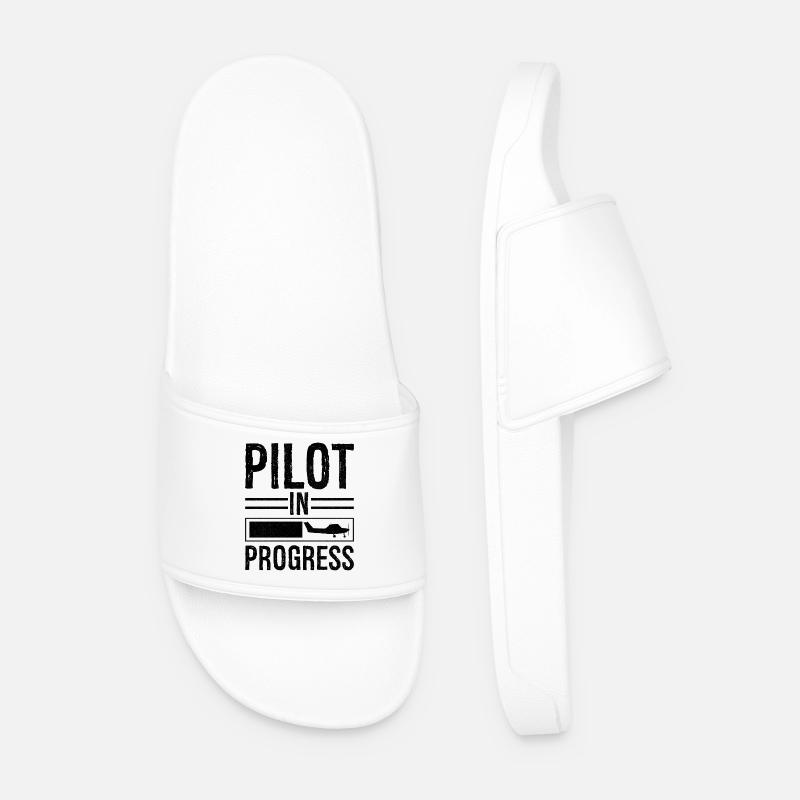 Pilot In progress - Men’s Pool Sliders - white