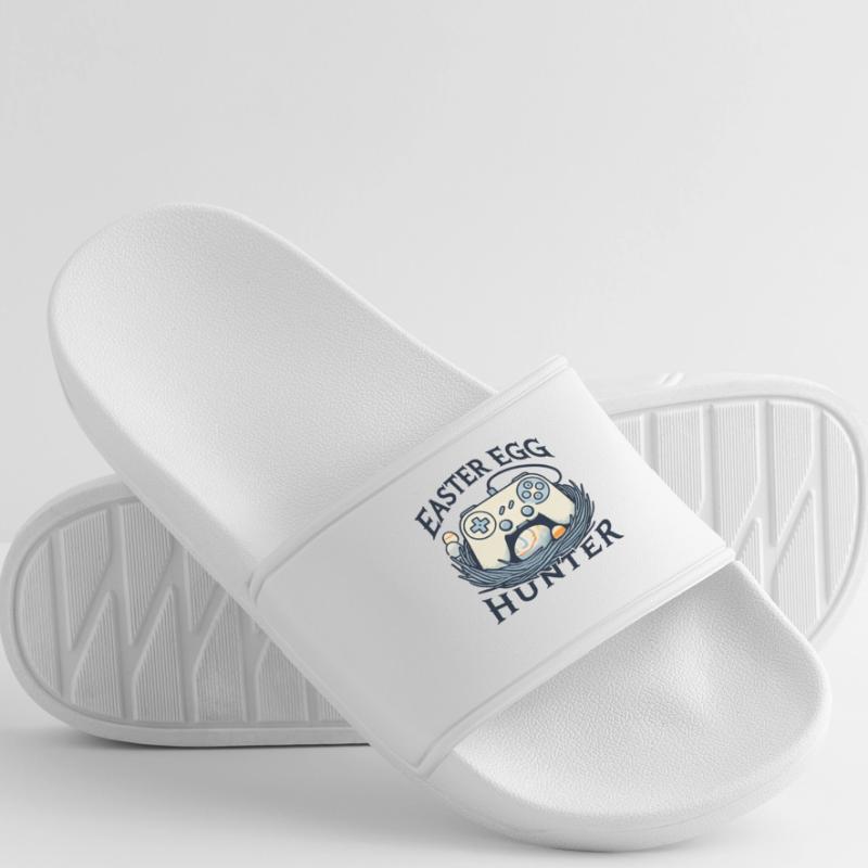 Easter Egg Hunter Gaming Controller Art Men’s Pool Sliders