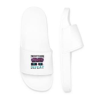 Gamer Procrastigaming CTR Alt Defeat Gaming - Claquettes Homme - blanc - Devant