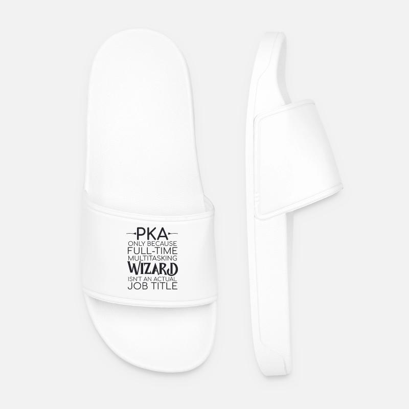PKA Wizard Apotheke - Männer Badelatschen - Weiß