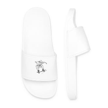 Skateboard garçon dessin - Claquettes Homme - blanc - Devant