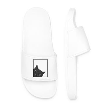 Schrödinger's cat - Men’s Pool Sliders - white - Front