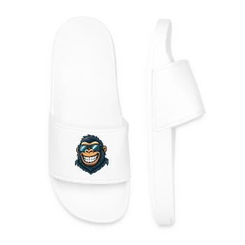 Cool Gorilla Lunettes de soleil Sourire d’été - Claquettes Homme - blanc - Devant