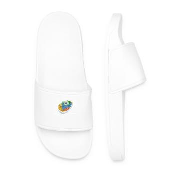 Anatomy Of Animal Cell Biology Biologist Science - Men’s Pool Sliders - white - Front