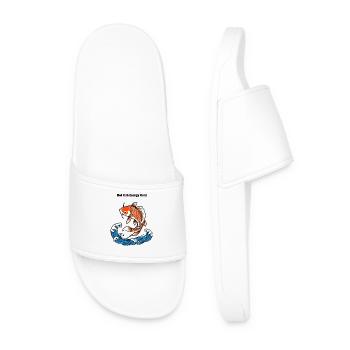 Dicton de poisson Koi - Claquettes Homme - blanc - Devant