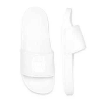 C’est mon look de déclaration de première année - Claquettes Homme - blanc - Devant
