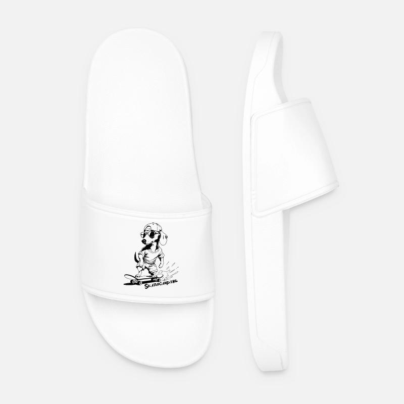 Skateboard, Skateboard - Ciabatte per il mare da uomo - bianco