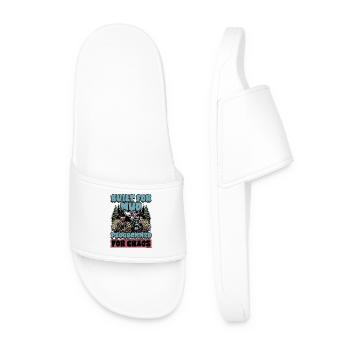 Course dans la boue Conçue pour la boue programmée pour le tout-terrain - Claquettes Homme - blanc - Devant