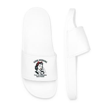 Good Morning Assassins a échoué - Claquettes Homme - blanc - Devant