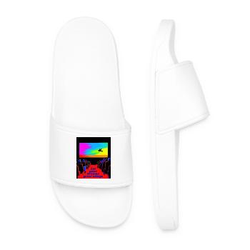 Dream visions - Men’s Pool Sliders - white - Front