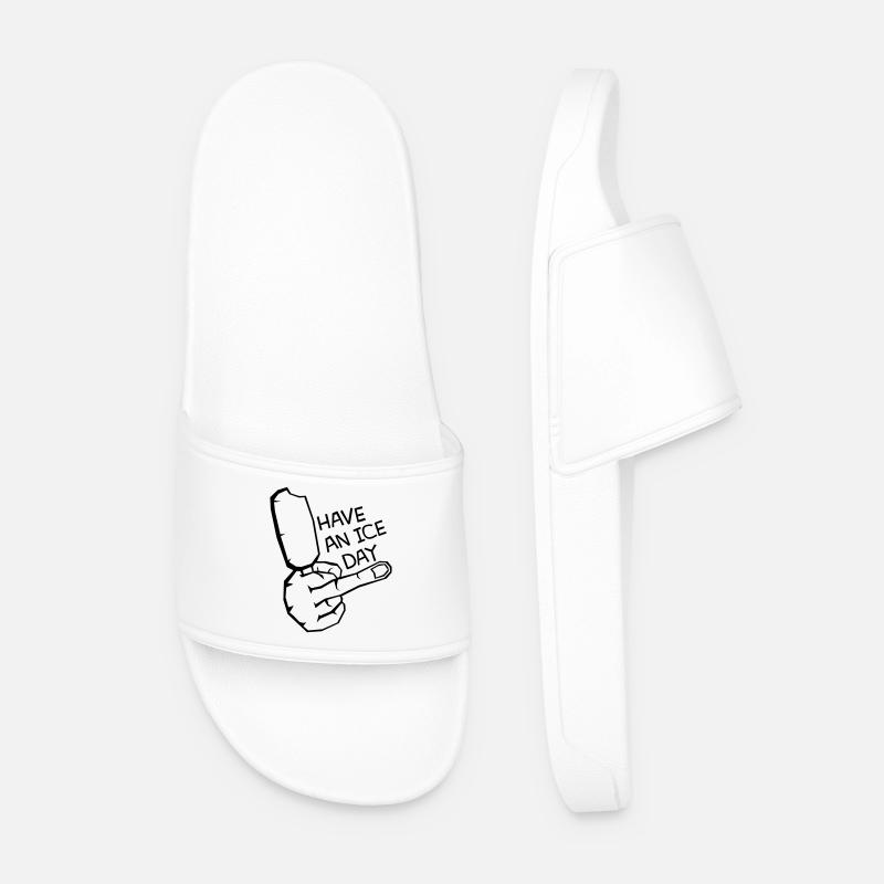 HAV E NICE DAY - Men’s Pool Sliders - white