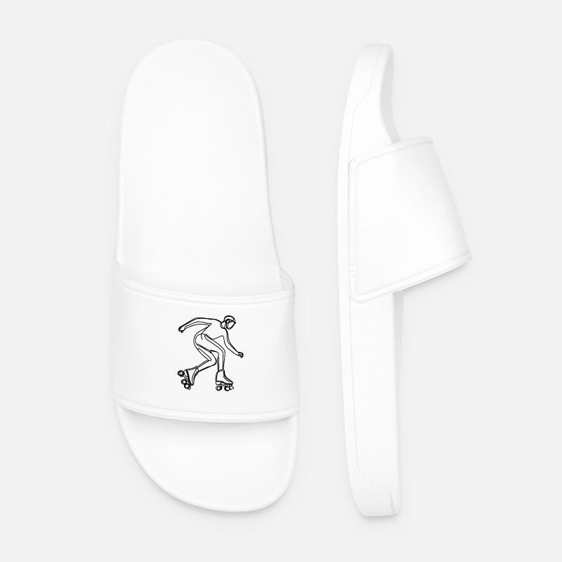 Roller skaters - Men’s Pool Sliders - white