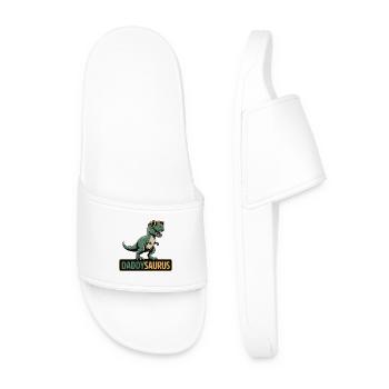 DaddySaurus Dino Tee - Claquettes Homme - blanc - Devant