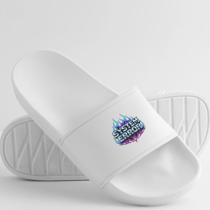 Flame Graphics System Error Men’s Pool Sliders