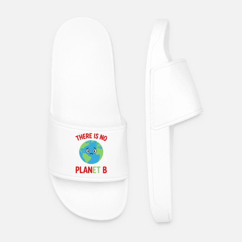 There is no plan B - Men’s Pool Sliders - white