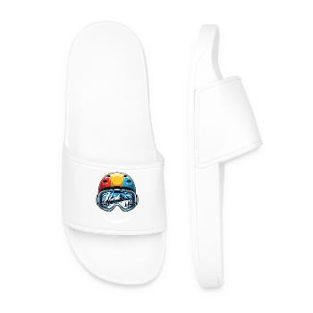Casque de ski Mountains Smile - Claquettes Homme - blanc - Devant