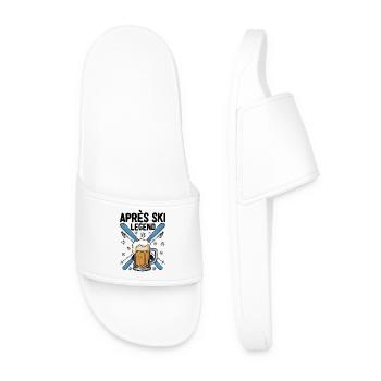 Après Ski Legend - Men’s Pool Sliders - white - Front